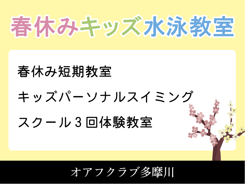 オアフクラブ多摩川キッズパーソナルスイミングスクール　1対1のレッスン