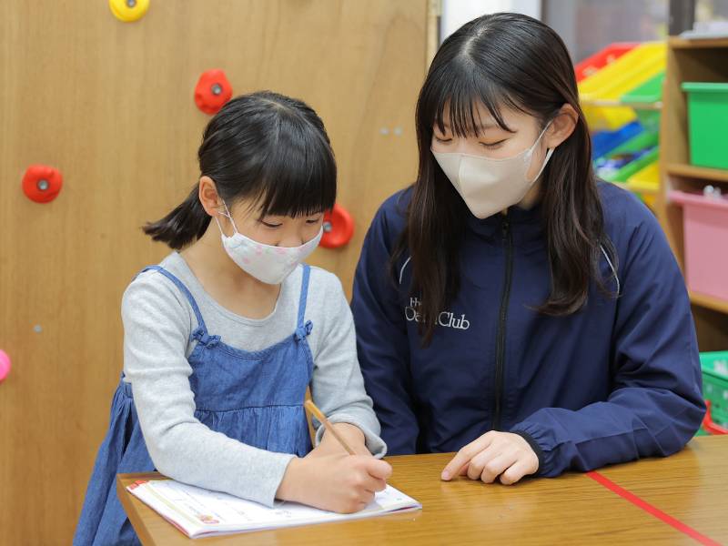 川崎市高津区の学童保育　学習の時間